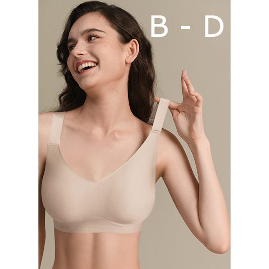 Averie Wireless Full Support Minimiser Bra in Mustard