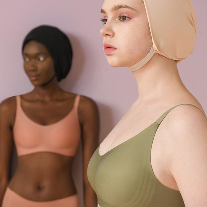 Layla Wireless Full Cup Bra in Avocado