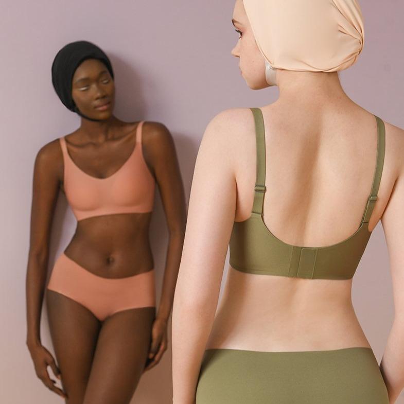 Layla Wireless Full Cup Bra in Avocado