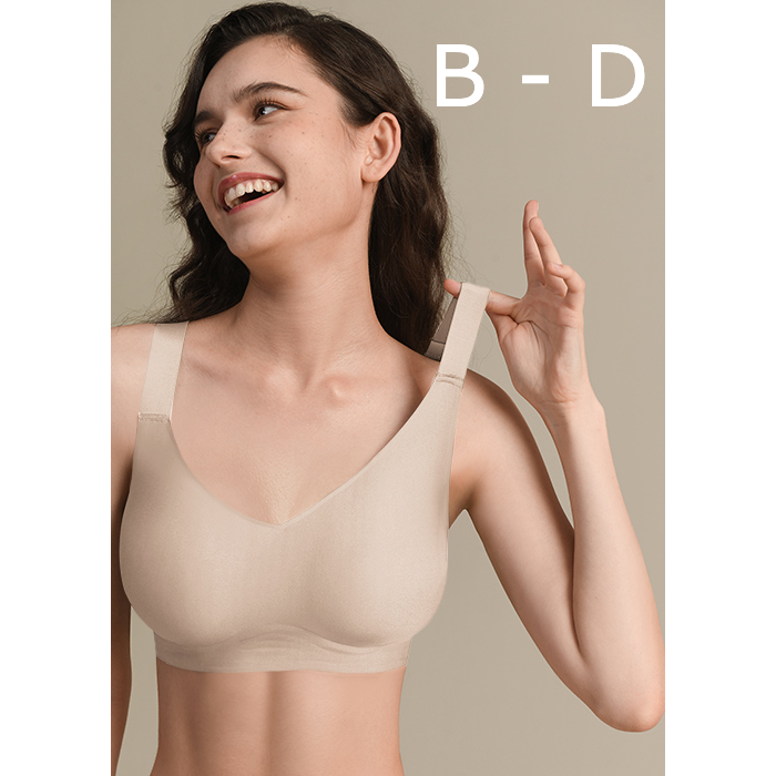 Averie Wireless Full Support Minimiser Bra in Mustard