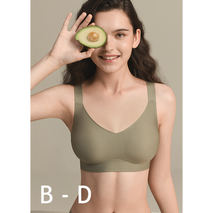 Averie Wireless Full Support Minimiser Bra in Creme
