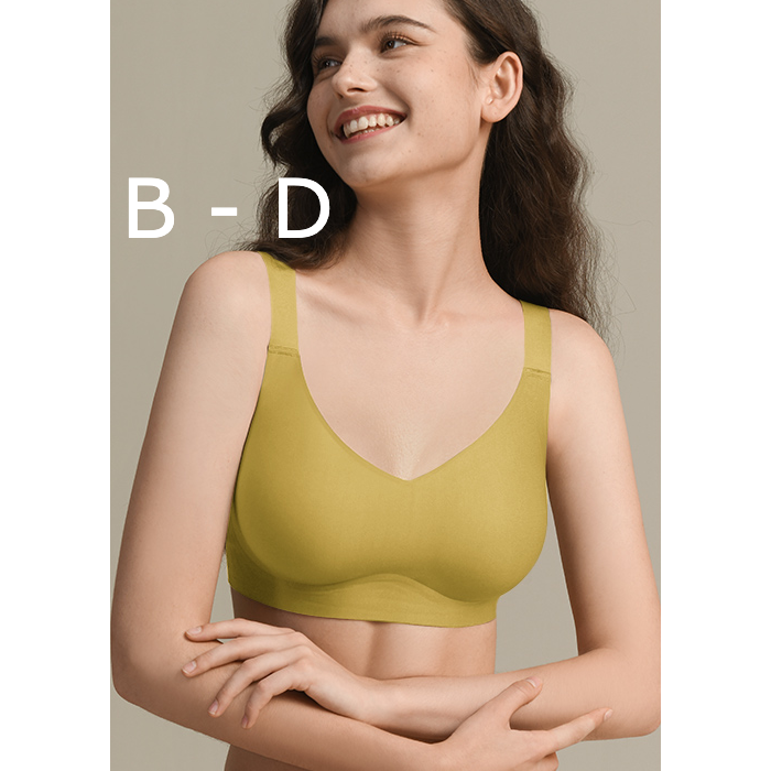 Averie Wireless Full Support Minimiser Bra in Creme