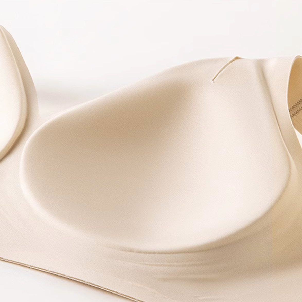 Rene Wireless Plunge Minimiser Bra in Pomegranate