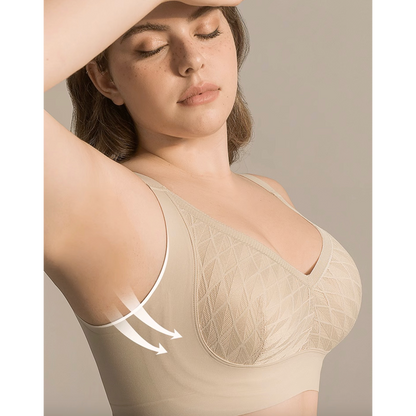 Sylvia Wireless Lace Minimiser Bra