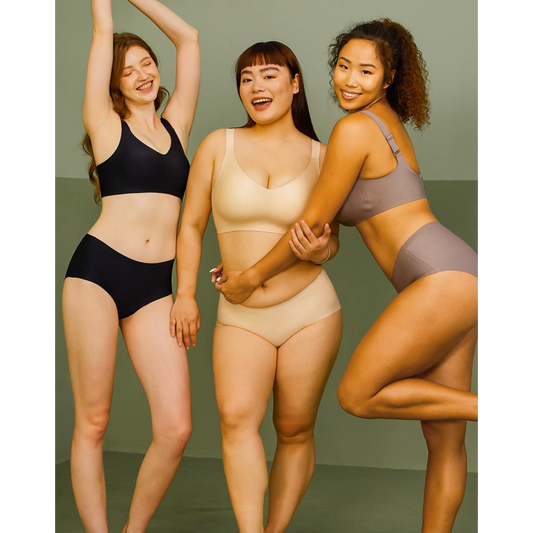 Averie Wireless Full Support Minimiser Bra in Creme