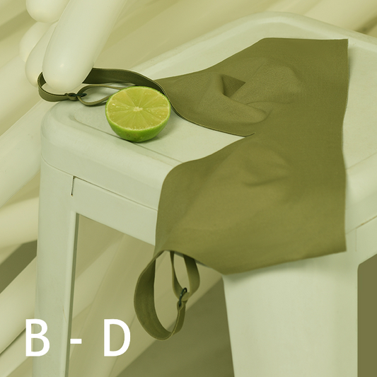 Bonnie Wireless Soft Plunge Bra in Avocado