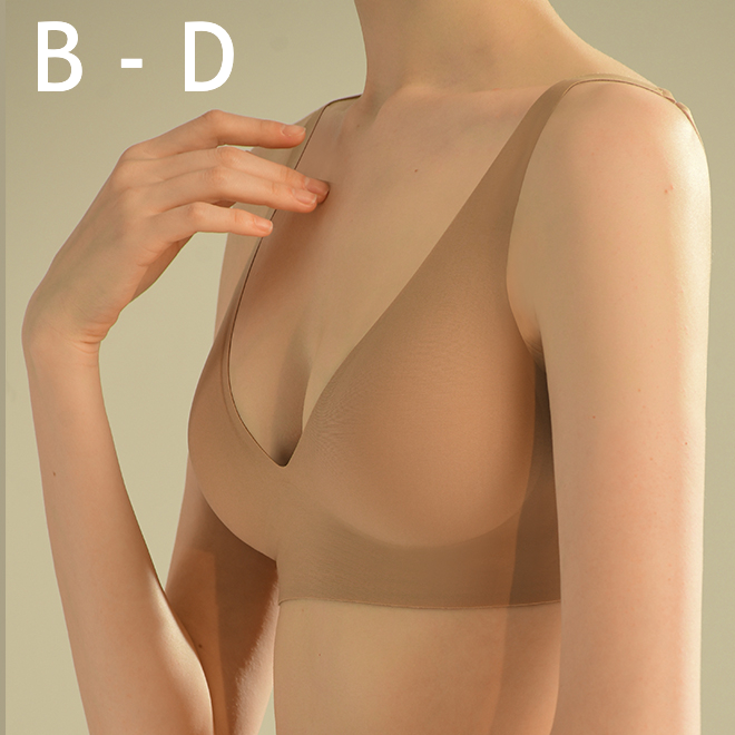 Bonnie Wireless Soft Plunge Bra in Avocado
