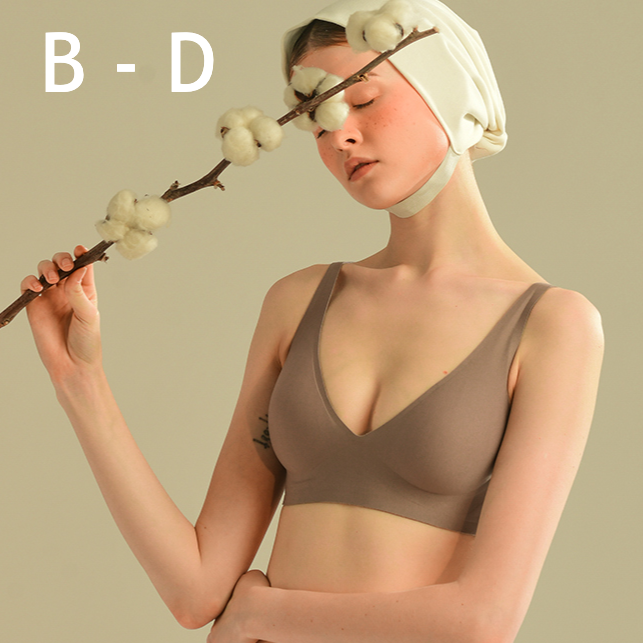 Bonnie Wireless Soft Plunge Bra in Avocado