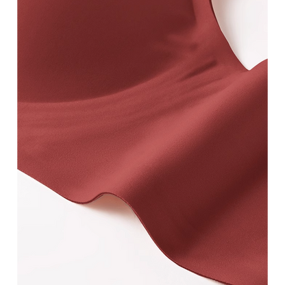 Rene Wireless Plunge Minimiser Bra in Pomegranate