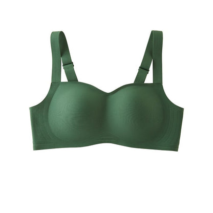 Zoey Wireless Square Neck Bra Basil