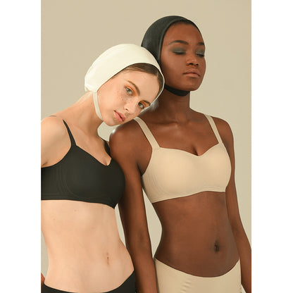 Zoey Wireless Square Neck Bra Basil