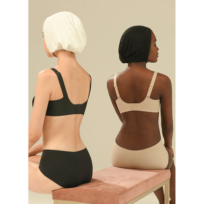 Zoey Wireless Square Neck Bra Basil