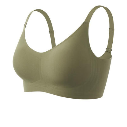 Layla Wireless Full Cup Bra in Sand