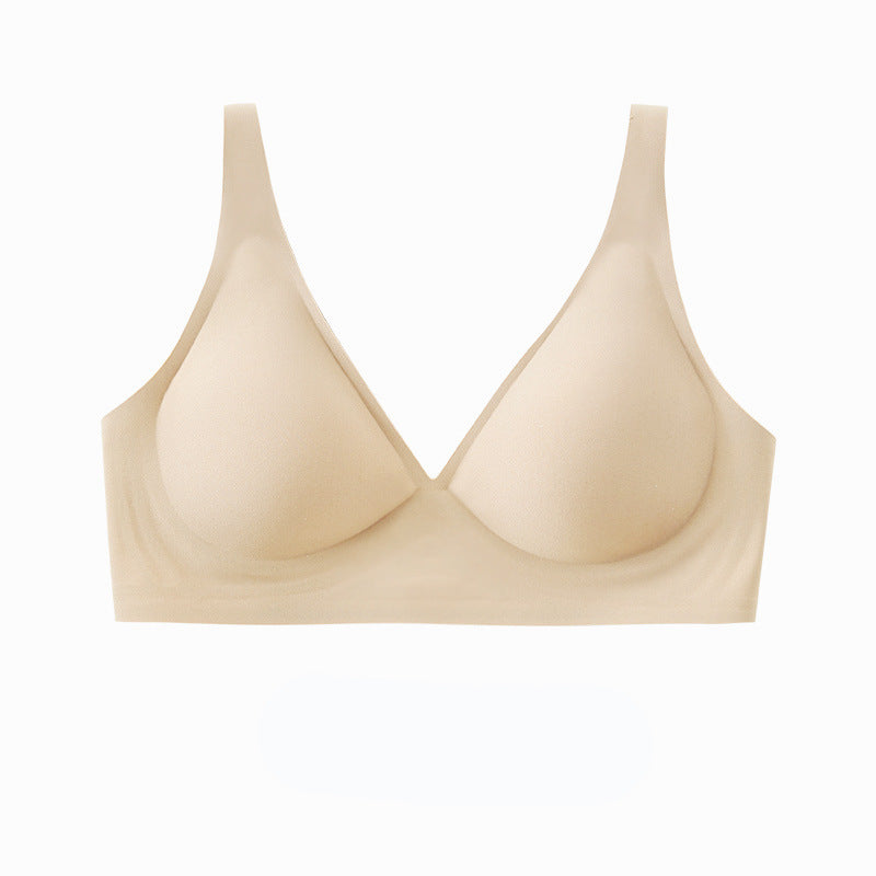 Bonnie Wireless Soft Plunge Bra in Avocado