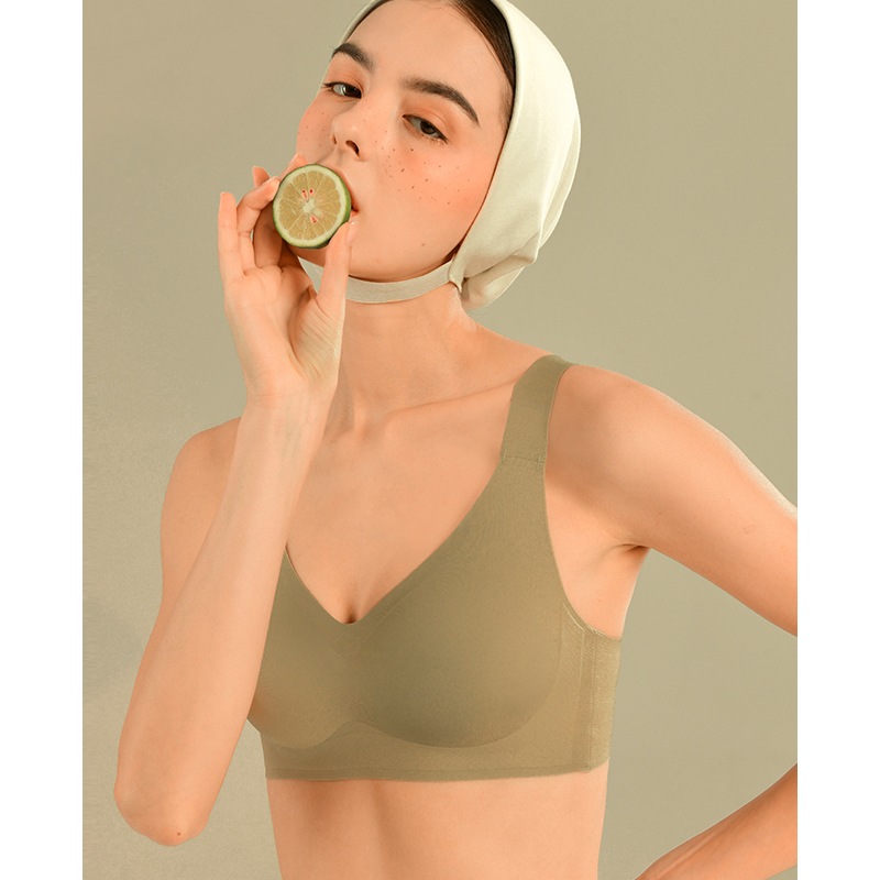 Amber Contour Push Up Bra in Peat Moss
