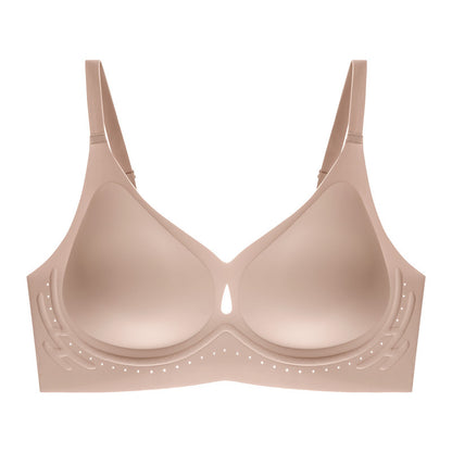 Nina Hollow Out Wireless Bra in Indigo