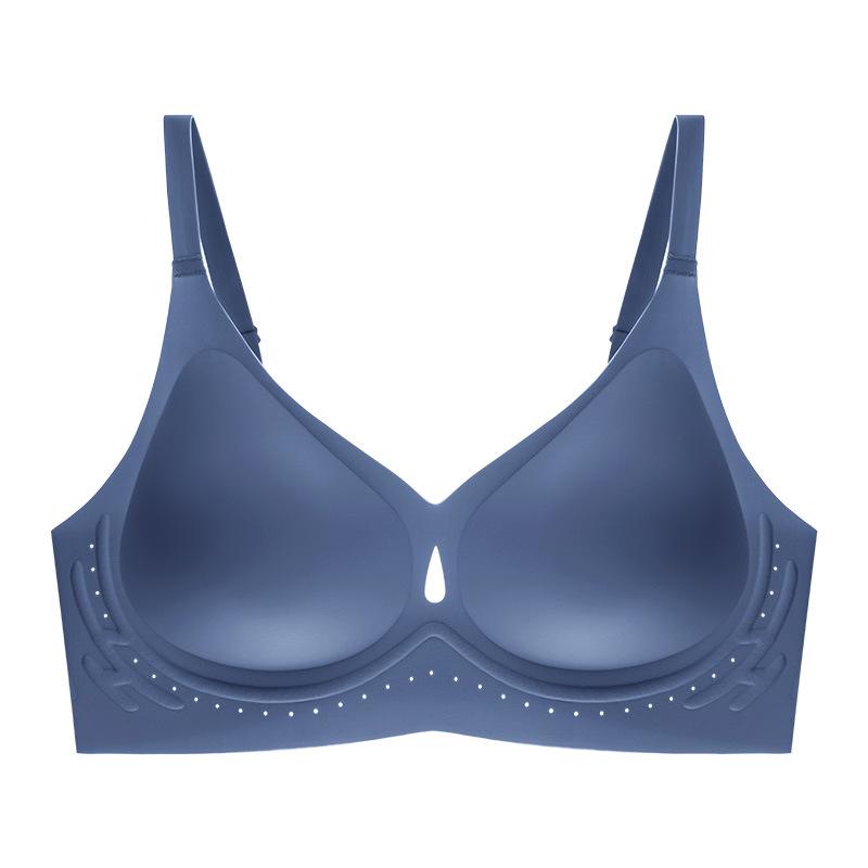 Nina Hollow Out Wireless Bra in Blush