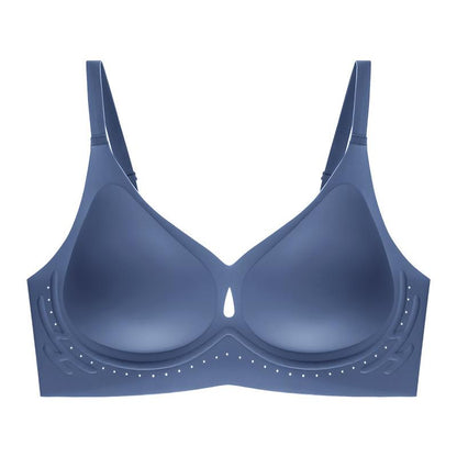 Nina Hollow Out Wireless Bra in Blush