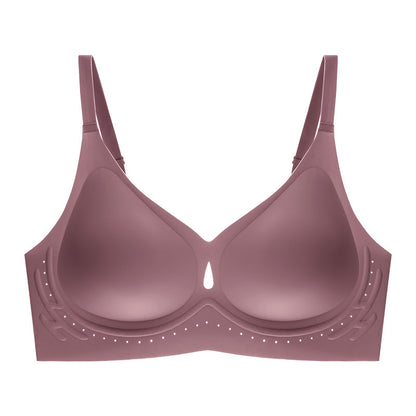 Nina Hollow Out Wireless Bra in Indigo