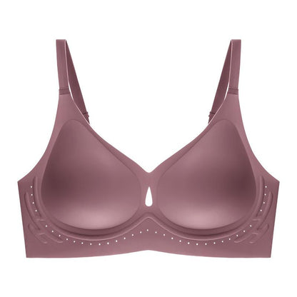 Nina Hollow Out Wireless Bra in Tiffany Blue
