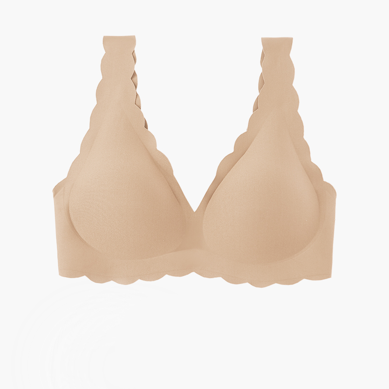 Belle Full-coverage Plunge Bralette in Periwinkle