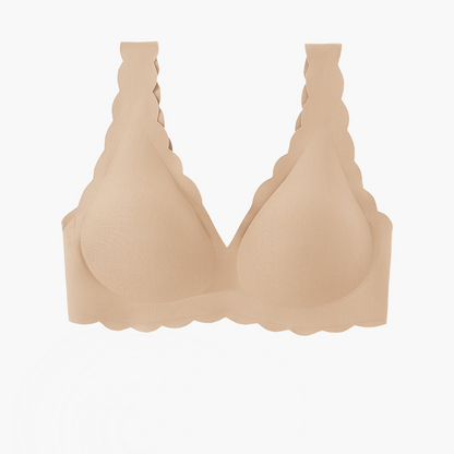 Belle Full-coverage Plunge Bralette in Periwinkle