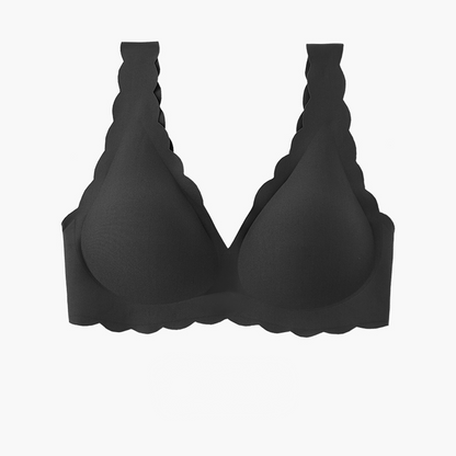 Belle Full-coverage Plunge Bralette in Periwinkle