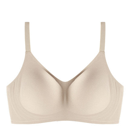 Layla Wireless Full Cup Bra in Sand