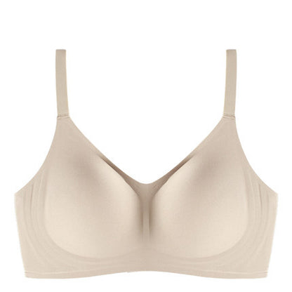 Layla Wireless Full Cup Bra in Sand