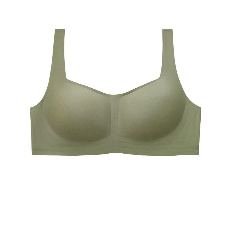 Adelaide Retro Square Neck Bra in Avocado