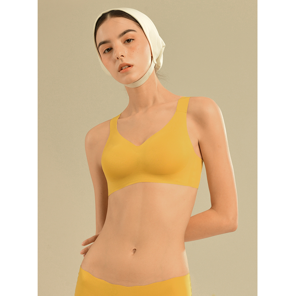 Amber Contour Push Up Bra in Lemon