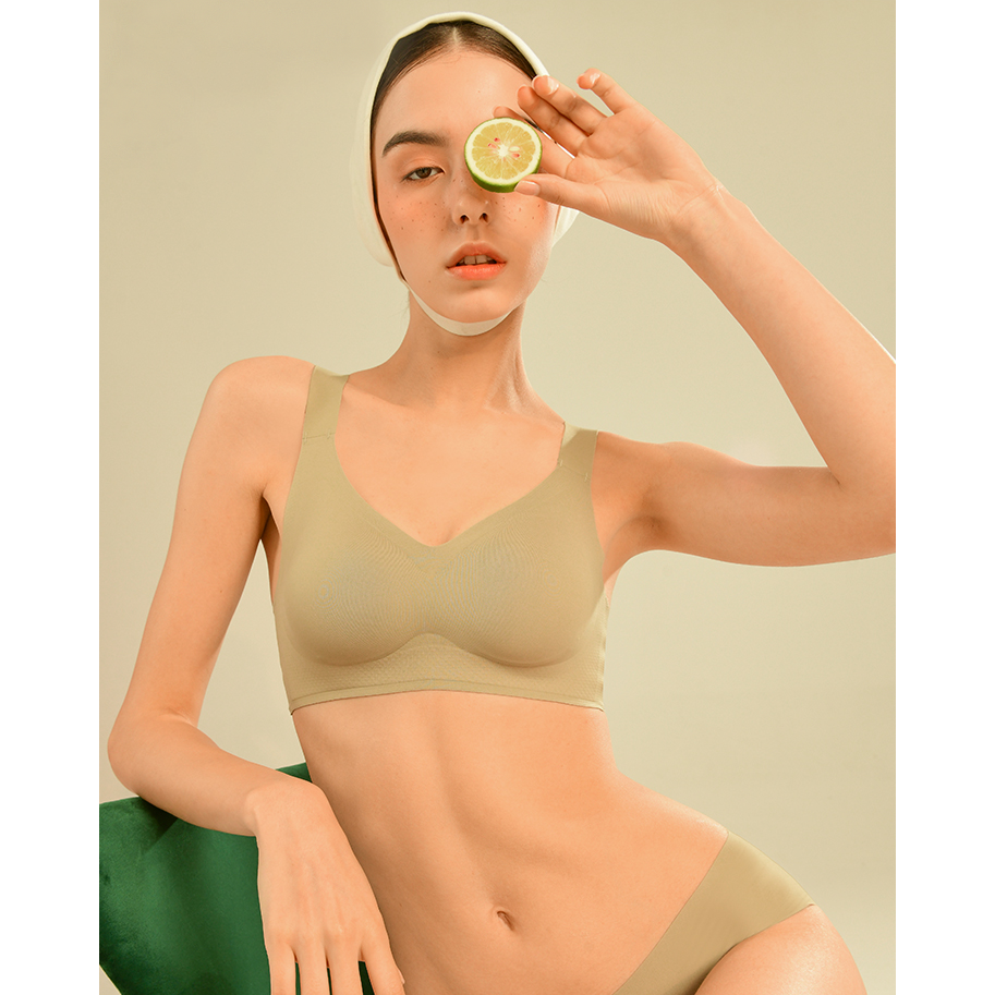 Amber Contour Push Up Bra in Peat Moss