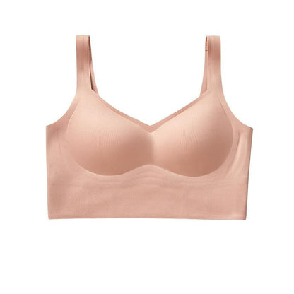 Carmen Longline Wireless Racerback Bra in Raven
