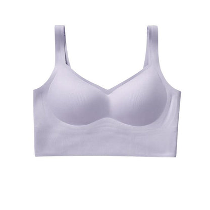 Carmen Longline Wireless Racerback Bra in Raven